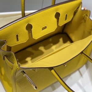 Replica Hermes Birkin Amber Yellow - high-accuracy replica luxury purse
