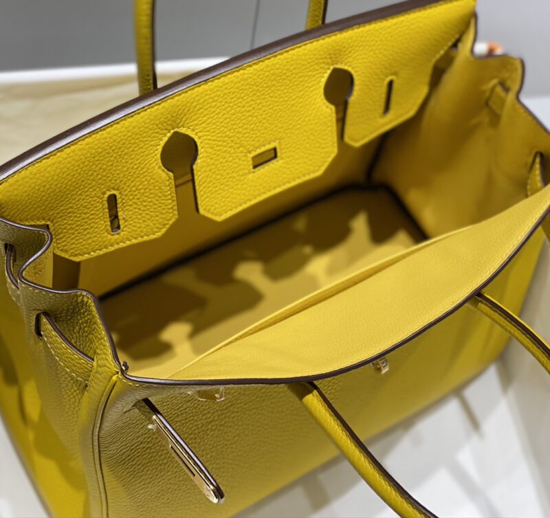 Replica Hermes Birkin Amber Yellow - high-accuracy replica luxury purse