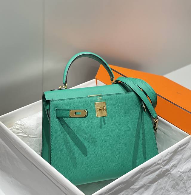 Replica Hermes Kelly Emperial Green - near-authentic luxury replica handbag