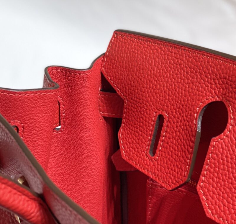 Replica Hermes Birkin Hot Red - realistic designer-inspired fake bag
