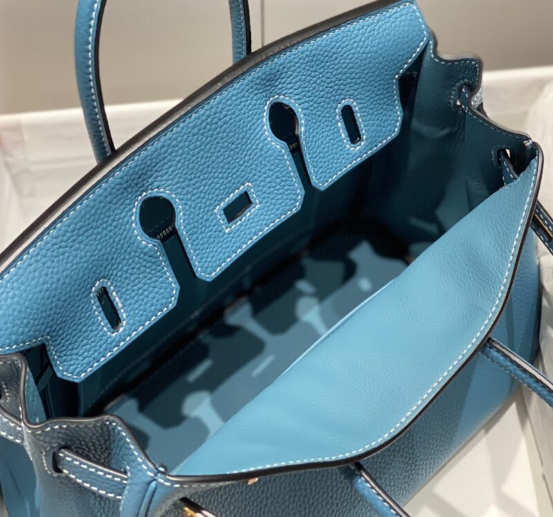 Replica Hermes Birkin Denim Blue - best-selling designer handbag dupe