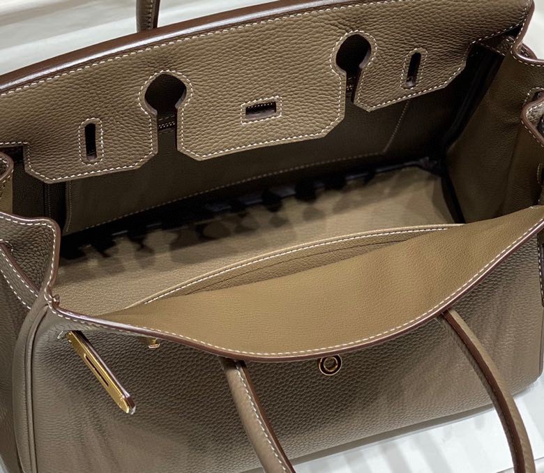 Replica Hermes Birkin Elephant Gold - ultra-realistic fake designer tote