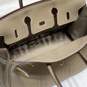 Replica Hermes Birkin Turtledove Silver - best-selling designer handbag dupe