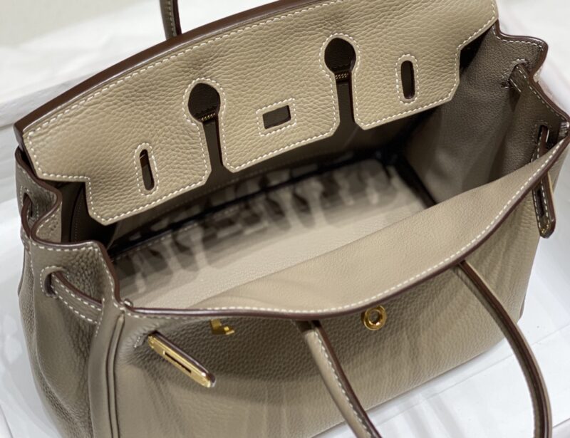 Replica Hermes Birkin Turtledove Silver - best-selling designer handbag dupe