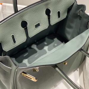 Replica Hermes Birkin Almond Green - elite superclone designer purse