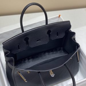 Replica Hermes Birkin Black Gold - best quality luxury bag dupe