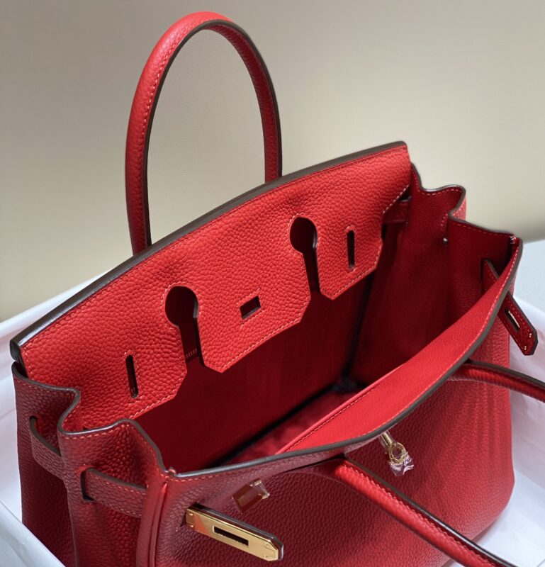 Replica Hermes Birkin Hot Red - high-accuracy replica luxury purse