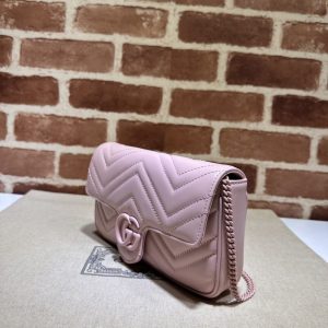 Replica Gucci Matelassé Mini Pink - best quality luxury bag dupe