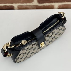Replica Gucci Moon Side Canvas Black - high-accuracy replica luxury purse