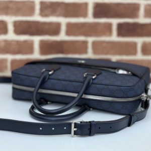 Replica Gucci Crossbody Briefcase Blue - near-authentic luxury replica handbag