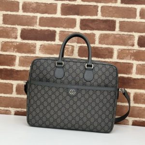 Replica Gucci Crossbody Briefcase Grey - ultra-realistic fake designer tote