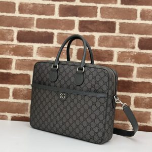 Replica Gucci Crossbody Briefcase Grey - elite superclone designer purse