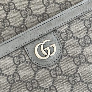Replica Gucci Crossbody Briefcase Grey - high-quality designer bag clone