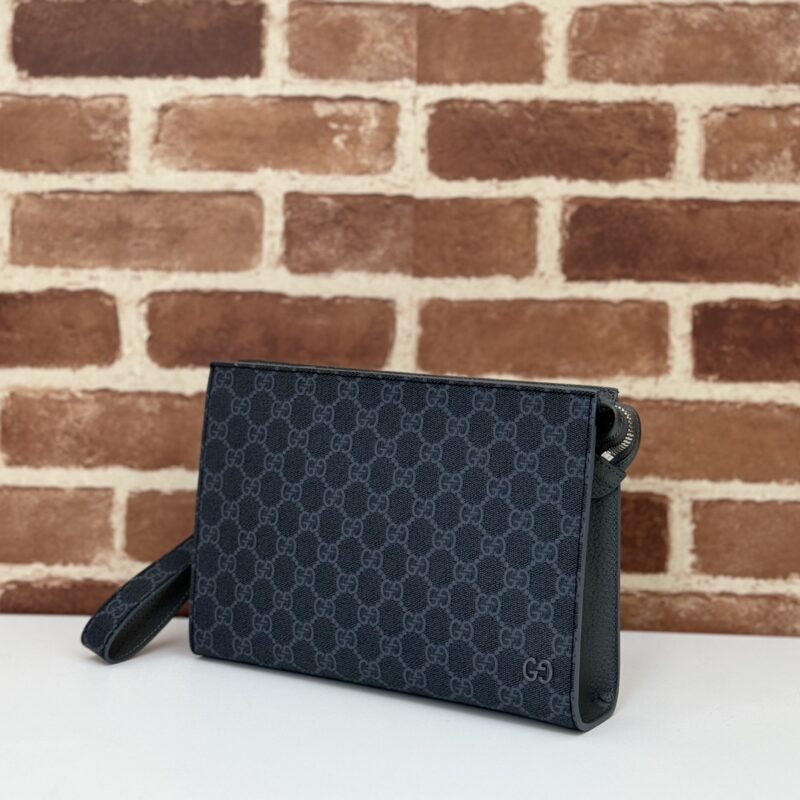 Replica Gucci GG Canvas Pouch Blue - high-accuracy replica luxury purse