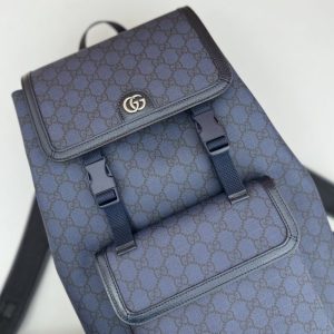 Replica Gucci Large Ophidia Backpack Blue - top-tier luxury replica shoulder bag