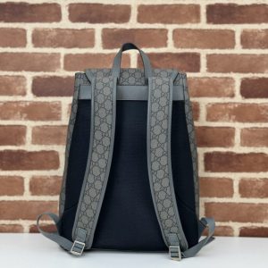 Replica Gucci Large Ophidia Backpack Grey - high-quality designer bag clone