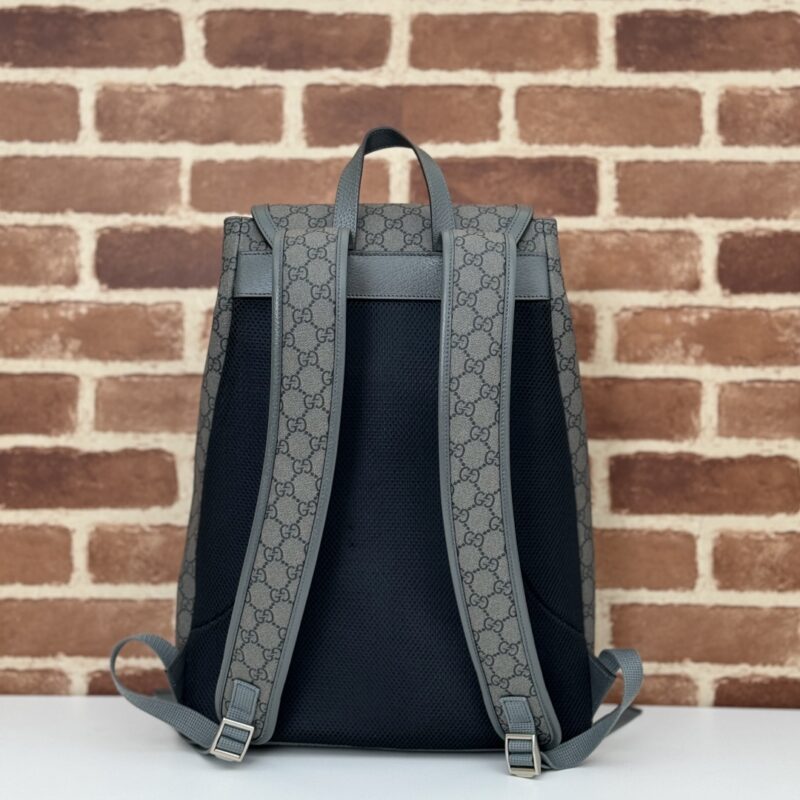 Replica Gucci Large Ophidia Backpack Grey - high-quality designer bag clone