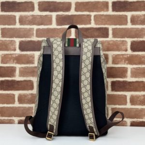 Replica Gucci Large Ophidia Backpack Beige - 1:1 designer replica handbag