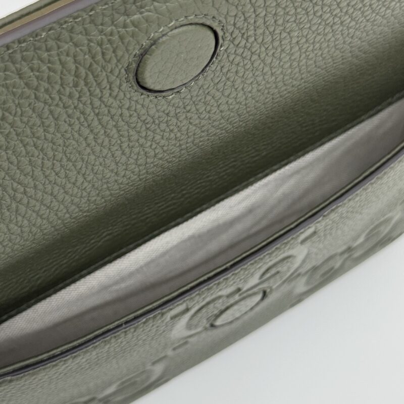 Replica Gucci Jumbo GG Crossbody Green - near-authentic luxury replica handbag
