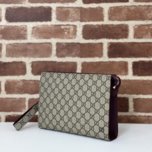 Replica Gucci GG Canvas Pouch Beige - near-authentic luxury replica handbag