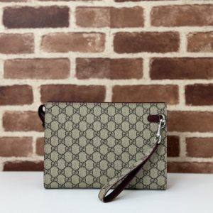Replica Gucci GG Canvas Pouch Beige - high-end fake designer purse