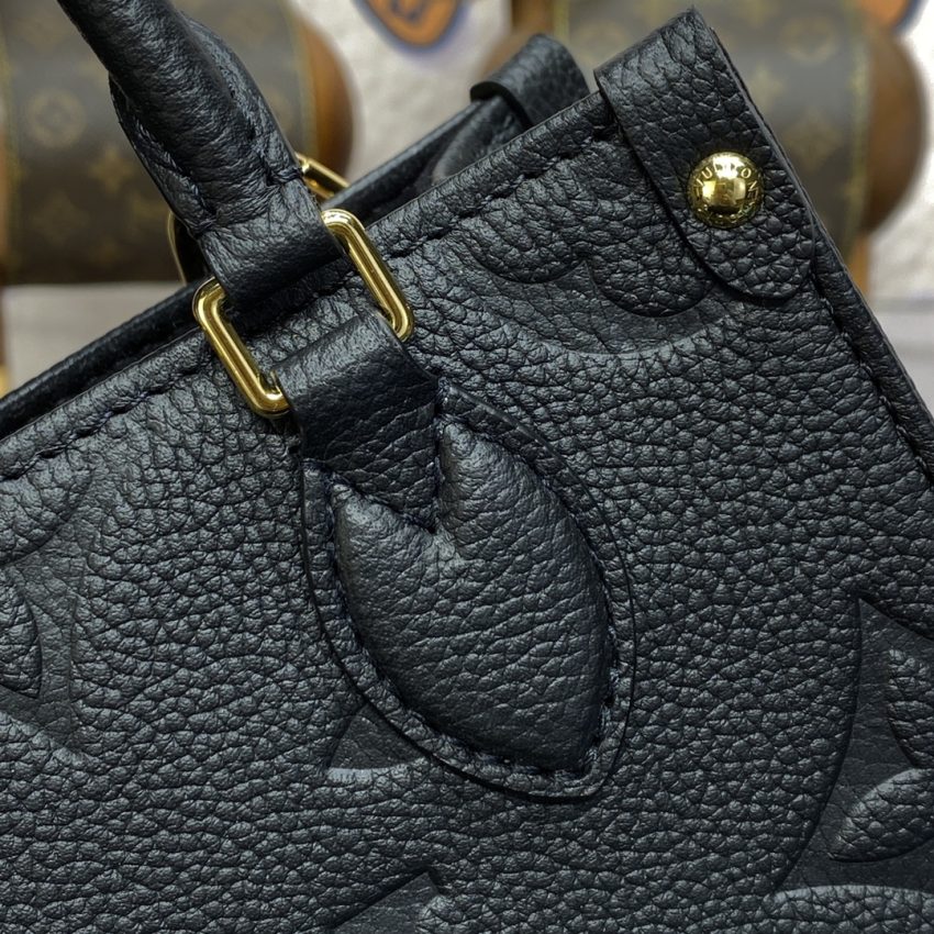 Replica LV OnTheGo BB Black - near-authentic luxury replica handbag