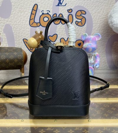 Replica Louis Vuitton Alma Backpack Black - best-selling designer handbag dupe