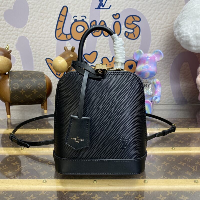 Replica Louis Vuitton Alma Backpack Black - best-selling designer handbag dupe