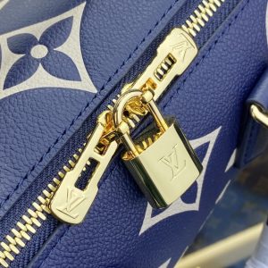 Replica Louis Vuitton Speedy Bandouliere 20 Blue - high-end fake designer purse