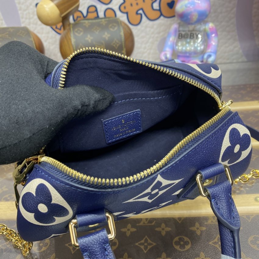 Replica Louis Vuitton Speedy Bandouliere 20 Blue - 1:1 designer replica handbag