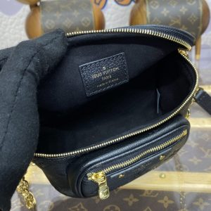 Replica Louis Vuitton Bumbag Mini Full Black - realistic designer-inspired fake bag