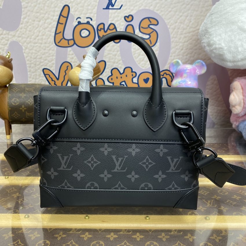 Replica Louis Vuitton Steamer Black - realistic designer-inspired fake bag