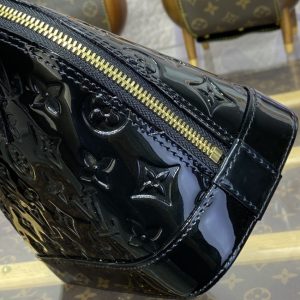 Replica Louis Vuitton Alma BB Black Patent - elite superclone designer purse