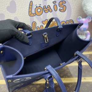 Replica LV OnTheGo Dark Blue - near-authentic luxury replica handbag