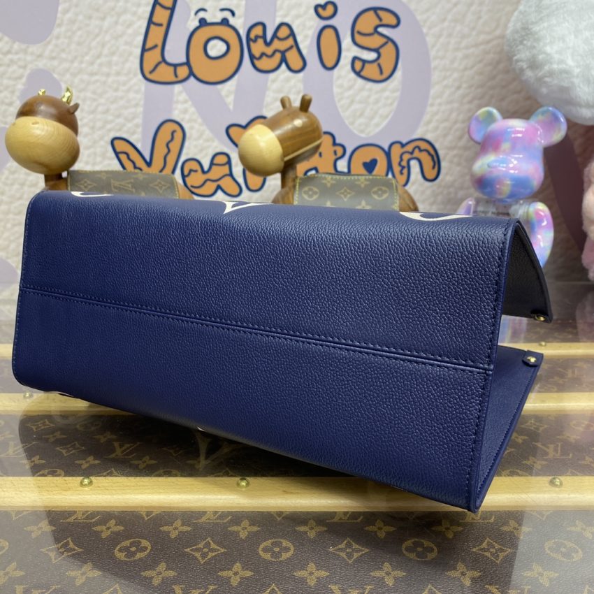 Replica LV OnTheGo Dark Blue - realistic designer-inspired fake bag