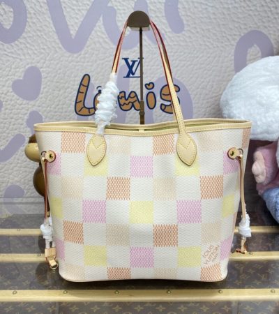 Replica Louis Vuitton Neverfull MM Multi Grid - elite superclone designer purse