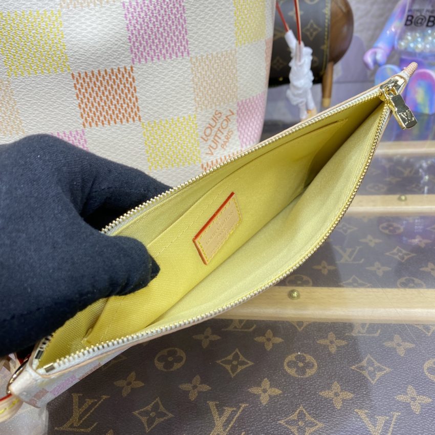 Replica Louis Vuitton Neverfull MM Multi Grid - premium 1:1 fake handbag model