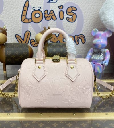 Replica Louis Vuitton Speedy Bandouliere 20 Pink - near-authentic luxury replica handbag