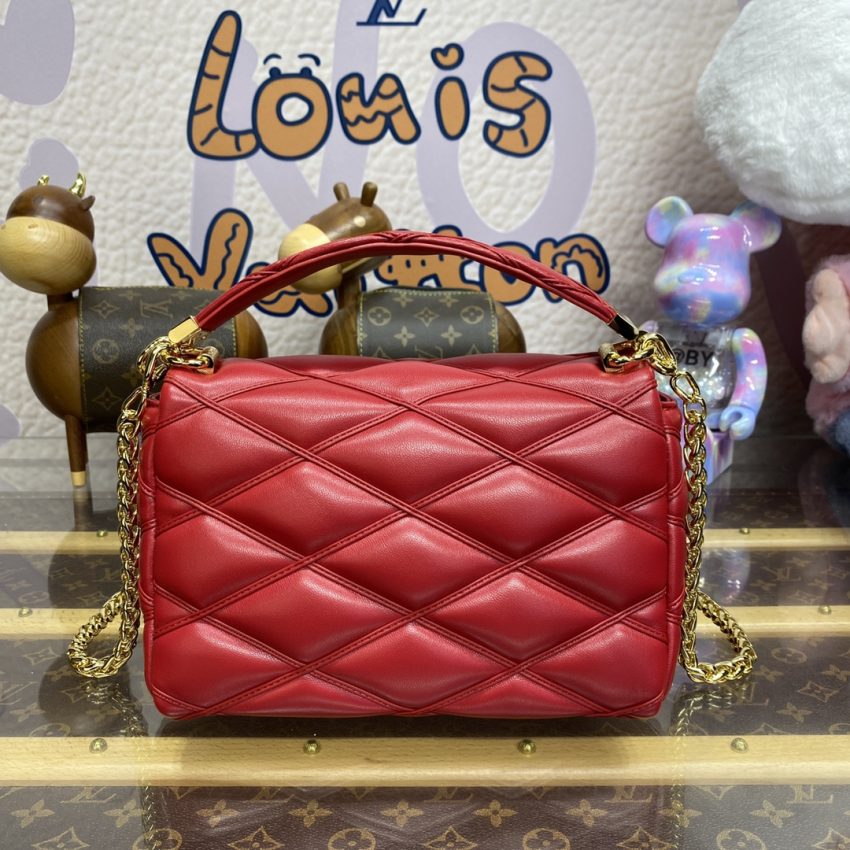 Replica Louis Vuitton Go-14 Red - near-authentic luxury replica handbag