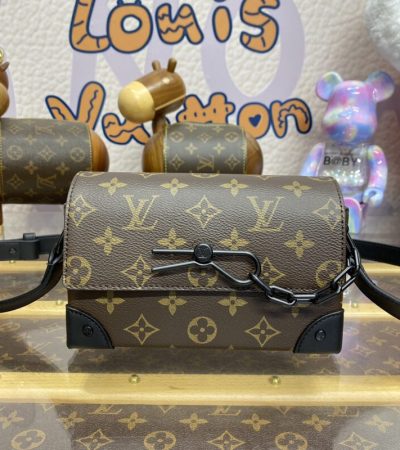 Replica Louis Vuitton Steamer Wearable Wallet Brown - authentic-look luxury purse replica