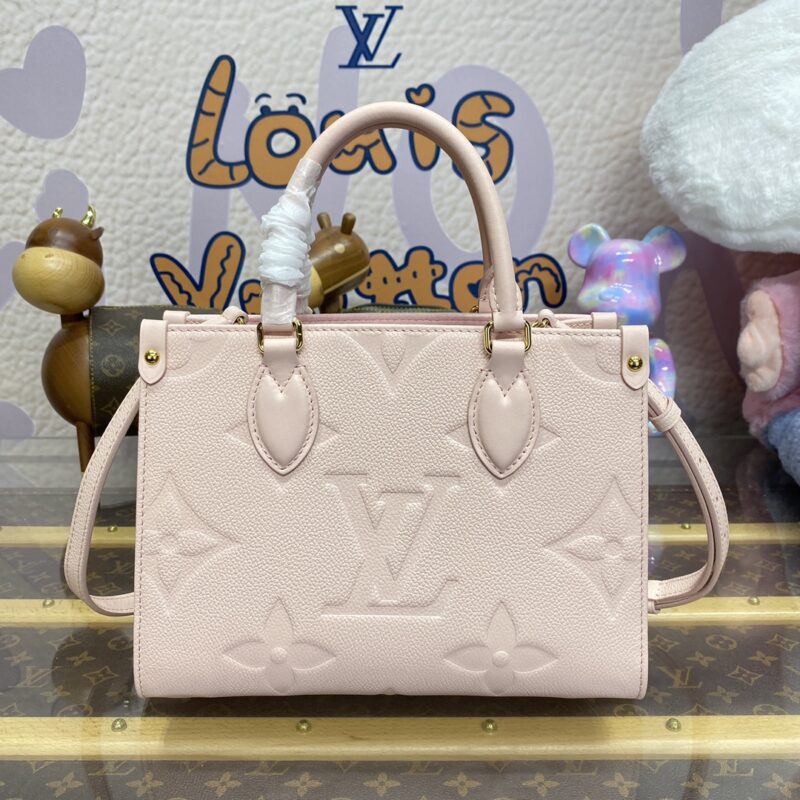 Replica LV OnTheGo PM Pink - realistic designer-inspired fake bag