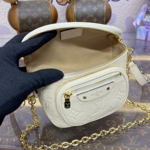 Replica Louis Vuitton Bumbag Mini White - top-rated replica designer bag
