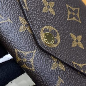 Replica Louis Vuitton Sarah Wallet Brown - realistic designer-inspired fake bag