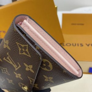 Replica Louis Vuitton Sarah Wallet Brown - high-end fake designer purse
