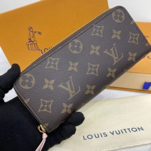 Replica Louis Vuitton Clemence Wallet Brown - best quality luxury bag dupe