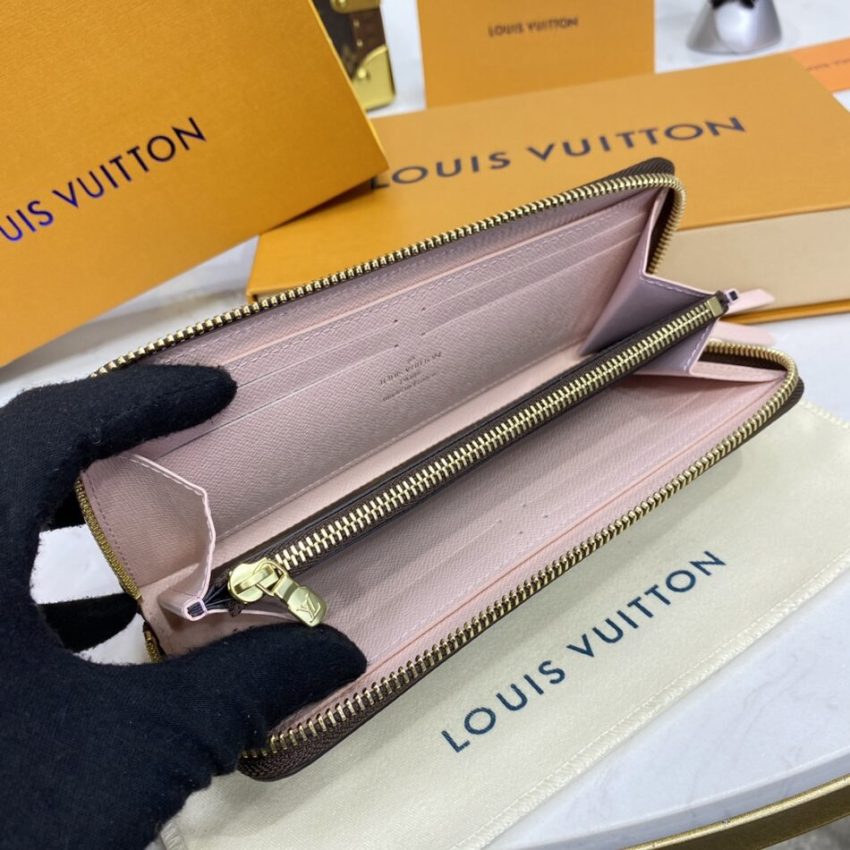 Replica Louis Vuitton Clemence Wallet Brown - high-quality designer bag clone