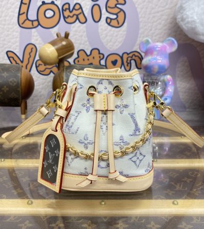 Replica Louis Vuitton Nano Noe White - high-accuracy replica luxury purse