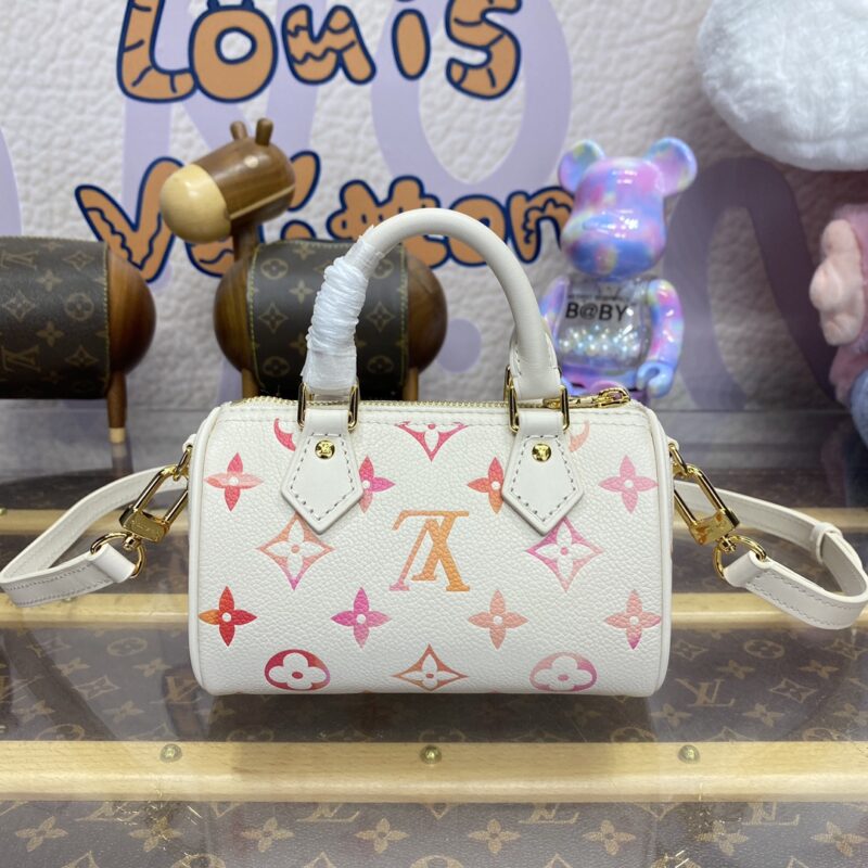 Replica Louis Vuitton Speedy Nano Orange - premium 1:1 fake handbag model