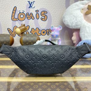 Replica Louis Vuitton Rush Bumbag Black - high-end fake designer purse