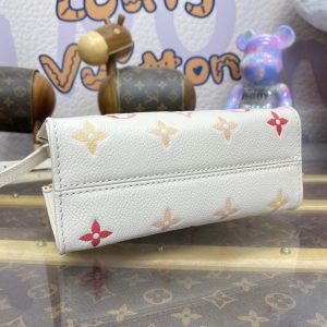Replica LV OnTheGo White Orange - top-tier luxury replica shoulder bag